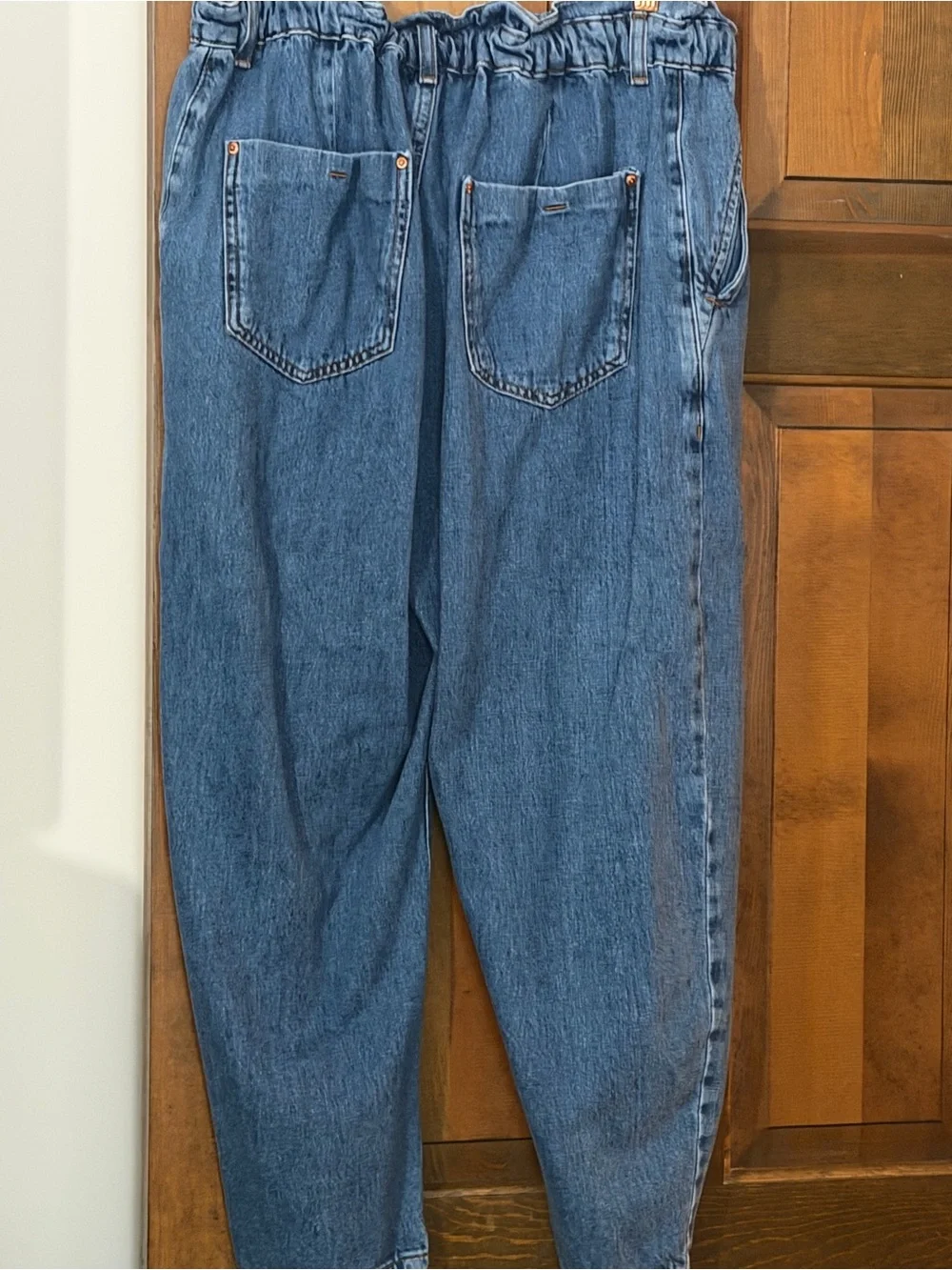 Zara Blue Denim Ankle Jeans - Cropped Fit
